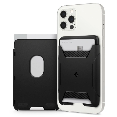 Kup Kapsa na karty Spigen Rugged Armor MagSafe Universal Magnetic Card Wallet Black - SPN1660BLK - {ean13} - Sklep Home Screen
