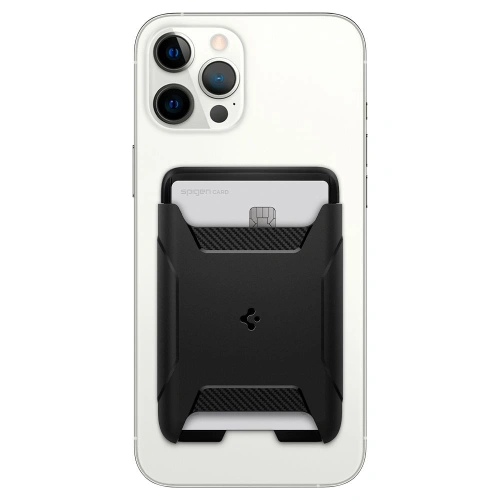 Kup Kapsa na karty Spigen Rugged Armor MagSafe Universal Magnetic Card Wallet Black - SPN1660BLK - {ean13} - Sklep Home Screen