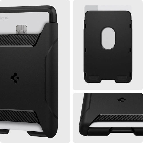 Kup Kapsa na karty Spigen Rugged Armor MagSafe Universal Magnetic Card Wallet Black - SPN1660BLK - {ean13} - Sklep Home Screen
