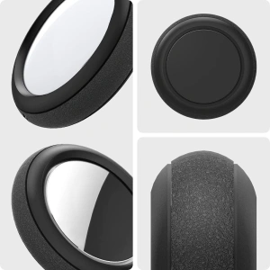 Kup Etui Spigen Silicone Fit Apple AirTag Black [2 PACK] - SPN1661BLK - {ean13} - Sklep Home Screen