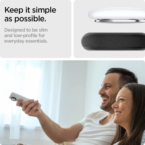 Buy Spigen Silicone Fit Apple AirTag Black [2 PACK] - SPN1661BLK - {ean13} - Home Screen Store Europe