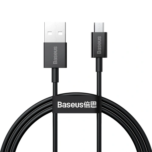 Kup Kabel USB do micro Baseus Superior Series, 2A, 1m (černý) - BSU2822BLK - {ean13} - Sklep Home Screen