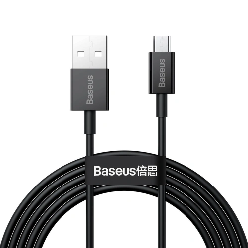 Kup Kabel USB do micro Baseus Superior Series, 2A, 2m (czarny) - BSU2823BLK - {ean13} - Sklep Home Screen