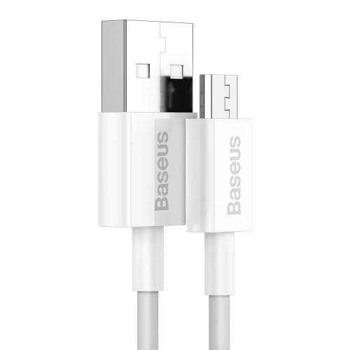Kup Kabel USB do micro Baseus Superior Series, 2A, 1m (biały) - BSU2824WHT - {ean13} - Sklep Home Screen