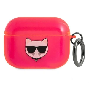 Etui Karl Lagerfeld KLAPUCHFP Apple AirPods Pro cover różowy/pink Choupette