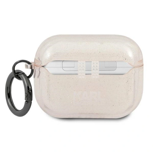 Kup Etui Karl Lagerfeld KLAPUCHGD pentru Apple AirPods Pro capac auriu/silver Glitter Choupette - KLD585SLV - {ean13} - Sklep Home Screen