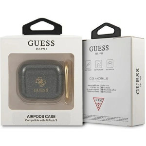 Kup Etui Guess GUA3UCG4GK pentru Apple AirPods 3, negru/black Glitter Collection - GUE1108BLK - {ean13} - Sklep Home Screen