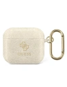 Etui Guess GUA3UCG4GD Apple AirPods 3 kryt zlatý/glitter kolekce