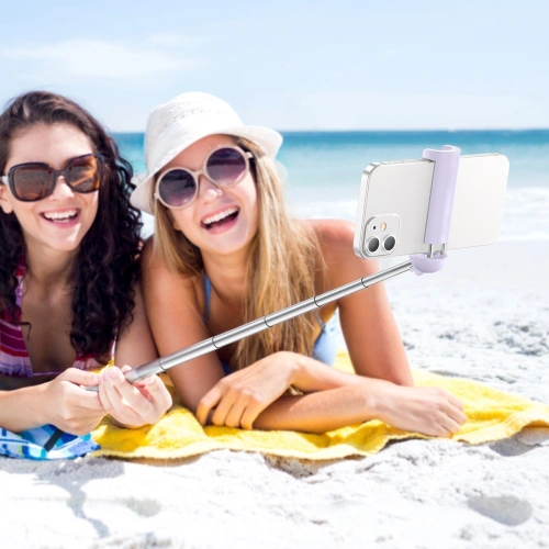 Kup Selfie tyč Bluetooth Baseus Ultra Mini (fialová) - BSU2827PRP - {ean13} - Sklep Home Screen