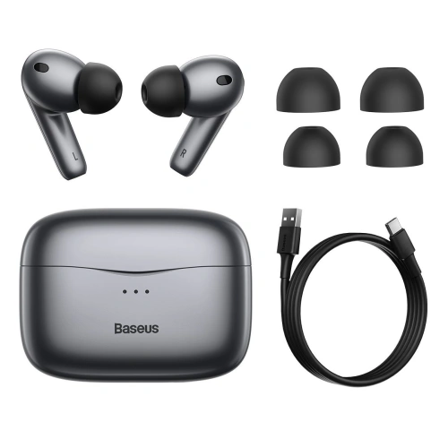 Buy Baseus SIMU ANC True Wireless Earphones TWS S2 (grey) - BSU2828GRY - {ean13} - Home Screen Store Europe