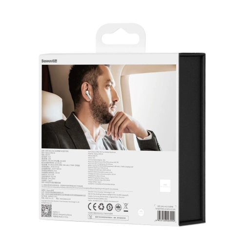 Buy Baseus SIMU ANC True Wireless Earphones TWS S2 (white) - BSU2829WHT - {ean13} - Home Screen Store Europe