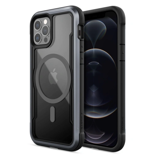 Kup Alumínium tok X-Doria Raptic Shield Pro Magnet MagSafe Apple iPhone 12/12 Pro (fekete) - XDR115BLK - {ean13} - Sklep Home Screen