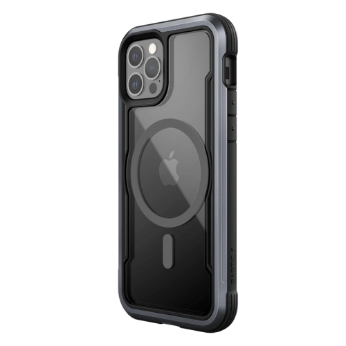 Buy Raptic Shield Pro Magnet - Aluminium Case for iPhone 12/12 Pro MagSafe (DROP TEST 4M) (Black) - XDR115BLK - {ean13} - Home Screen Store Europe