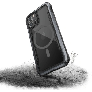 X-Doria Apple Aluminiumhülle Raptic Shield Pro Magnet MagSafe iPhone 12/12 Pro (schwarz)