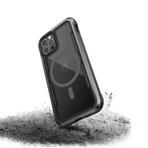 Buy Raptic Shield Pro Magnet - Aluminium Case for iPhone 12/12 Pro MagSafe (DROP TEST 4M) (Black) - XDR115BLK - {ean13} - Home Screen Store Europe