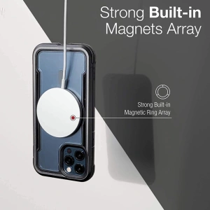 Kup Etui aluminiowe X-Doria Raptic Shield Pro Magnet MagSafe Apple iPhone 12/12 Pro (czarny) - XDR115BLK - {ean13} - Sklep Home Screen