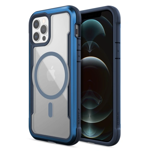 Kup Etui hliníkové X-Doria Raptic Shield Pro Magnet MagSafe Apple iPhone 12/12 Pro (modrá) - XDR116BLU - {ean13} - Sklep Home Screen