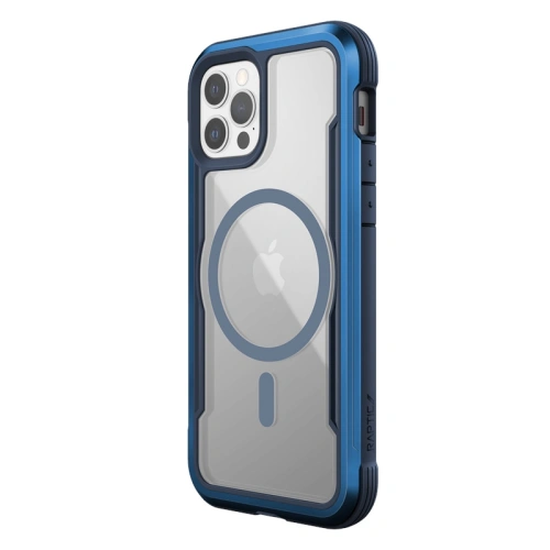 Buy Raptic Shield Pro Magnet - Aluminium Case for iPhone 12/12 Pro MagSafe (DROP TEST 4M) (Blue) - XDR116BLU - {ean13} - Home Screen Store Europe