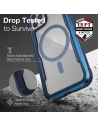 Buy Raptic Shield Pro Magnet - Aluminium Case for iPhone 12/12 Pro MagSafe (DROP TEST 4M) (Blue) - XDR116BLU - {ean13} - Home Screen Store Europe
