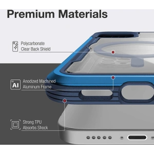 Kup Etui aluminiowe X-Doria Raptic Shield Pro Magnet MagSafe Apple iPhone 12/12 Pro (niebieski) - XDR116BLU - {ean13} - Sklep Home Screen