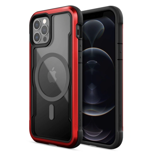 Kup Alumínium tok X-Doria Raptic Shield Pro Magnet MagSafe Apple iPhone 12/12 Pro (piros) - XDR117RED - {ean13} - Sklep Home Screen