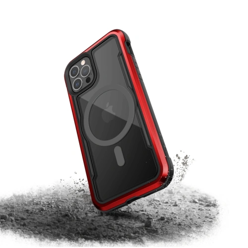 Buy Raptic Shield Pro Magnet - Aluminium Case for iPhone 12/12 Pro MagSafe (DROP TEST 4M) (Red) - XDR117RED - {ean13} - Home Screen Store Europe