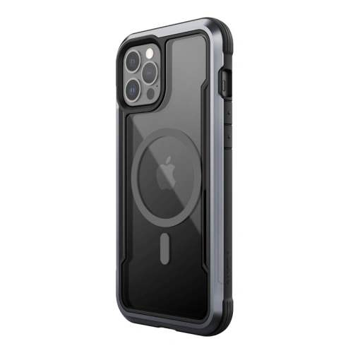 Buy Raptic Shield Pro Magnet - Aluminium Case for iPhone 12 Pro Max MagSafe (DROP TEST 4M) (Black) - XDR118BLK - {ean13} - Home Screen Store Europe