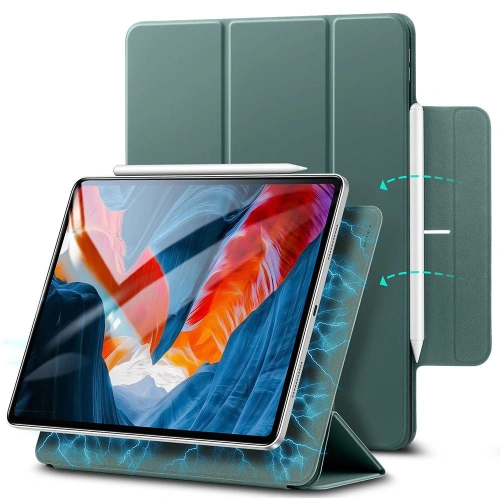 Kup ESR Apple Tasche Rebound Magnetic iPad Pro 12.9 2020/2021 (4. und 5. Generation) Waldgrün - ESR356GRN - {ean13} - Sklep Home Screen