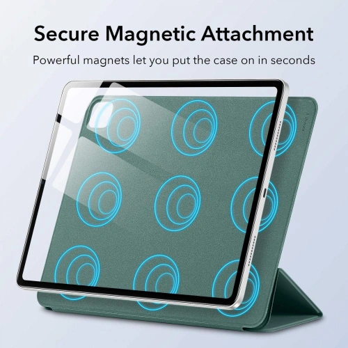 Kup ESR Apple Tasche Rebound Magnetic iPad Pro 12.9 2020/2021 (4. und 5. Generation) Waldgrün - ESR356GRN - {ean13} - Sklep Home Screen