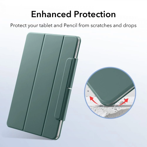 Kup ESR Apple Tasche Rebound Magnetic iPad Pro 12.9 2020/2021 (4. und 5. Generation) Waldgrün - ESR356GRN - {ean13} - Sklep Home Screen