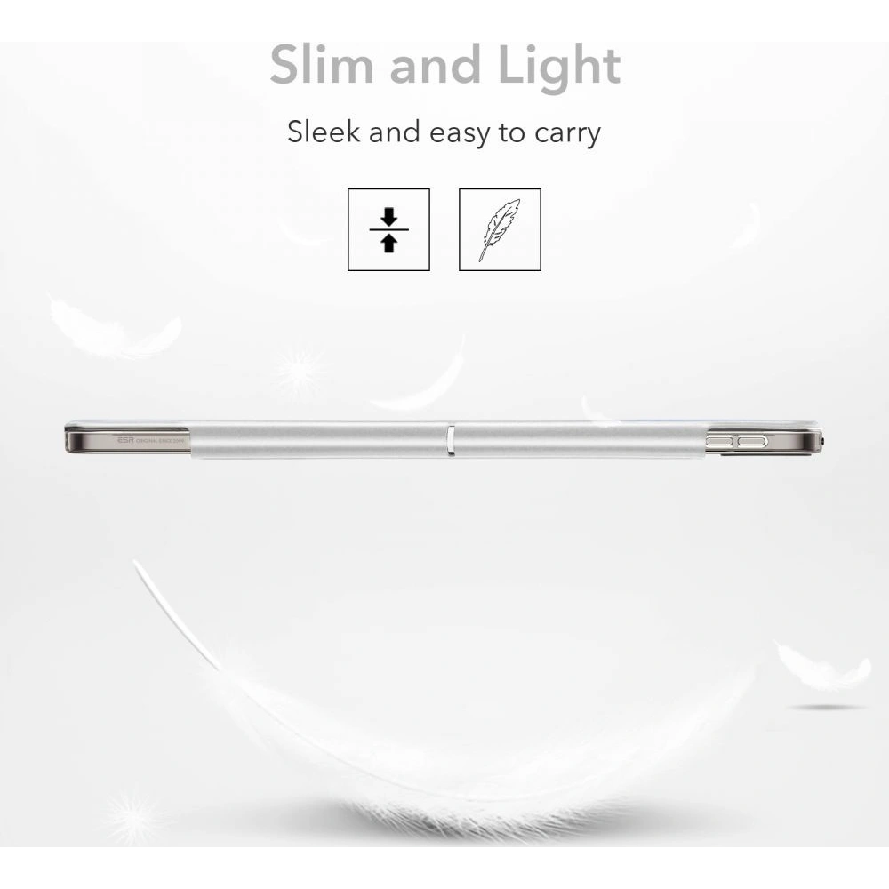 Etui ESR Ascend Trifold Apple iPad Pro 11 2021 (3. generacji) Grey + Szkło