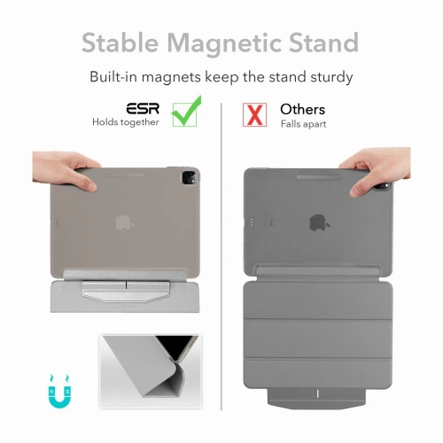 Kup Etui ESR Ascend Trifold Apple iPad Pro 11 2021 (3. generációs) Szürke + Üveg - ESR357GRY - {ean13} - Sklep Home Screen