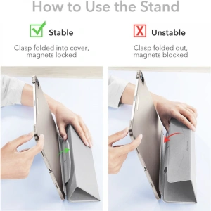 Kup Etui ESR Ascend Trifold Apple iPad Pro 11 2021 (3. generációs) Szürke + Üveg - ESR357GRY - {ean13} - Sklep Home Screen