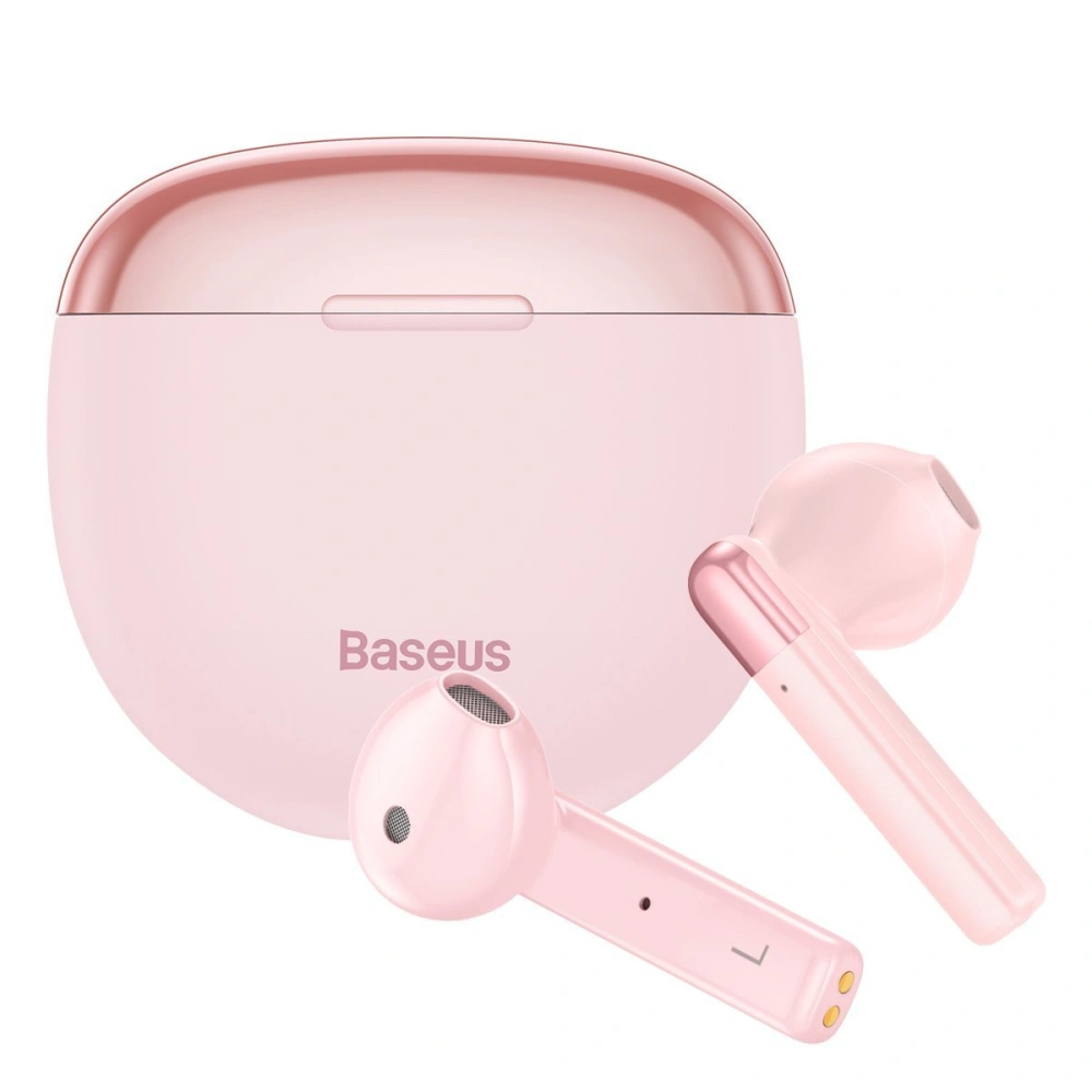Słuchawki TWS Baseus Encok W2 (rożowe)