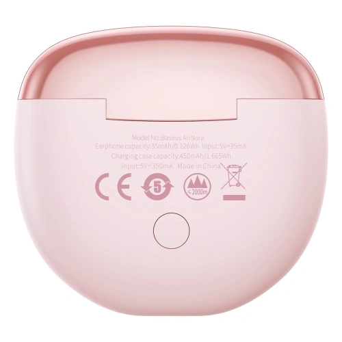 Buy Wireless headphones Baseus Encok W2, Bluetooth 5.0 (pink) - BSU2830PNK - {ean13} - Home Screen Store Europe