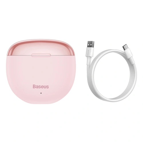 Buy Wireless headphones Baseus Encok W2, Bluetooth 5.0 (pink) - BSU2830PNK - {ean13} - Home Screen Store Europe