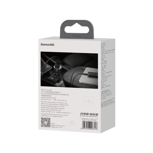 Kup Încărcător auto Baseus Superme USB, USB-C, 100W (negru) - BSU2835BLK - {ean13} - Sklep Home Screen