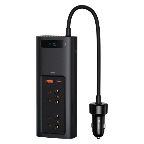Kup Autós inverter Baseus 150W, 220V, CN/EU (fekete) - BSU2836BLK - {ean13} - Sklep Home Screen