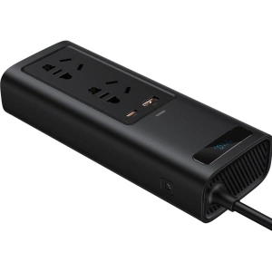Autós inverter Baseus 150W, 220V, CN/EU (fekete)