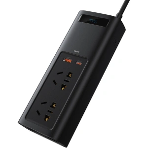 Autós inverter Baseus 150W, 220V, CN/EU (fekete)