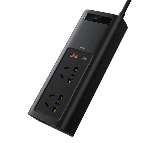 Kup Autós inverter Baseus 150W, 220V, CN/EU (fekete) - BSU2836BLK - {ean13} - Sklep Home Screen