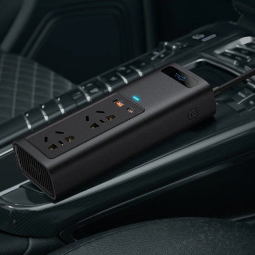Kup Inverter automobilový Baseus 150W, 220V, CN/EU (černý) - BSU2836BLK - {ean13} - Sklep Home Screen