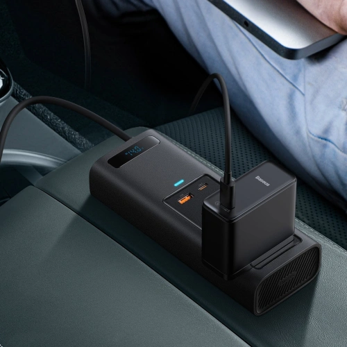 Kup Autós inverter Baseus 150W, 220V, CN/EU (fekete) - BSU2836BLK - {ean13} - Sklep Home Screen