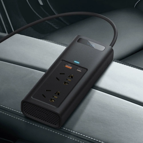 Kup Autós inverter Baseus 150W, 220V, CN/EU (fekete) - BSU2836BLK - {ean13} - Sklep Home Screen