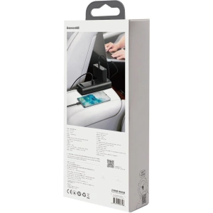 Autós inverter Baseus 150W, 220V, CN/EU (fekete)