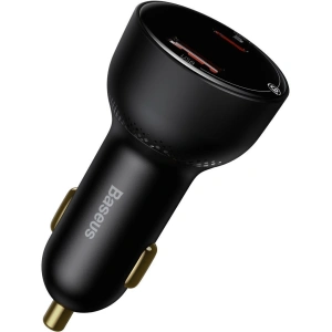 Kup Ładowarka samochodowa Baseus Superme USB, USB-C, 100W + kabel USB-C (czarna) - BSU2838BLK - {ean13} - Sklep Home Screen
