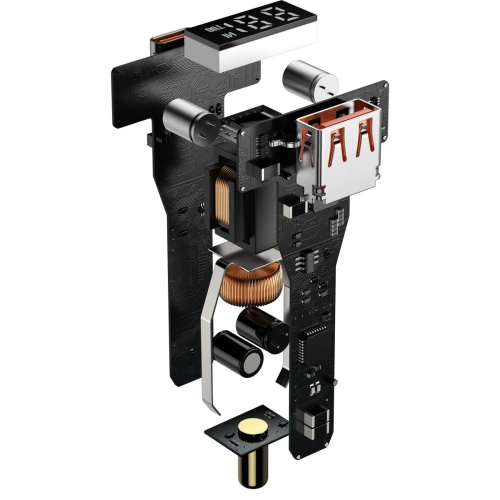 Kup Auto nabíječka Baseus Superme USB, USB-C, 100W + USB-C kabel (černá) - BSU2838BLK - {ean13} - Sklep Home Screen