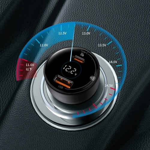 Kup Auto nabíječka Baseus Superme USB, USB-C, 100W + USB-C kabel (černá) - BSU2838BLK - {ean13} - Sklep Home Screen