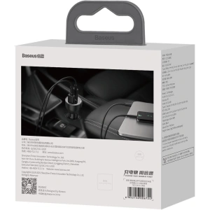 Kup Ładowarka samochodowa Baseus Superme USB, USB-C, 100W + kabel USB-C (czarna) - BSU2838BLK - {ean13} - Sklep Home Screen