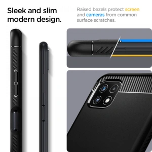 Kup Etui Spigen Rugged Armor Samsung Galaxy A22 5G Matt Fekete - SPN1664BLK - {ean13} - Sklep Home Screen